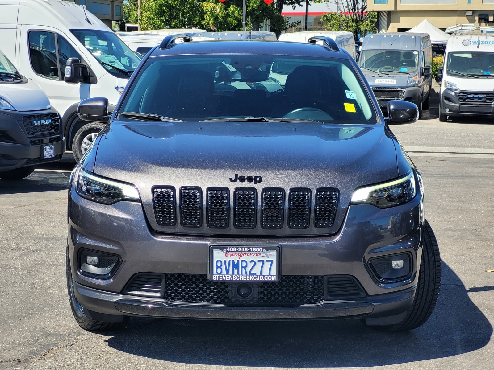 Used 2021 Jeep Cherokee Altitude with VIN 1C4PJLLBXMD183903 for sale in San Jose, CA