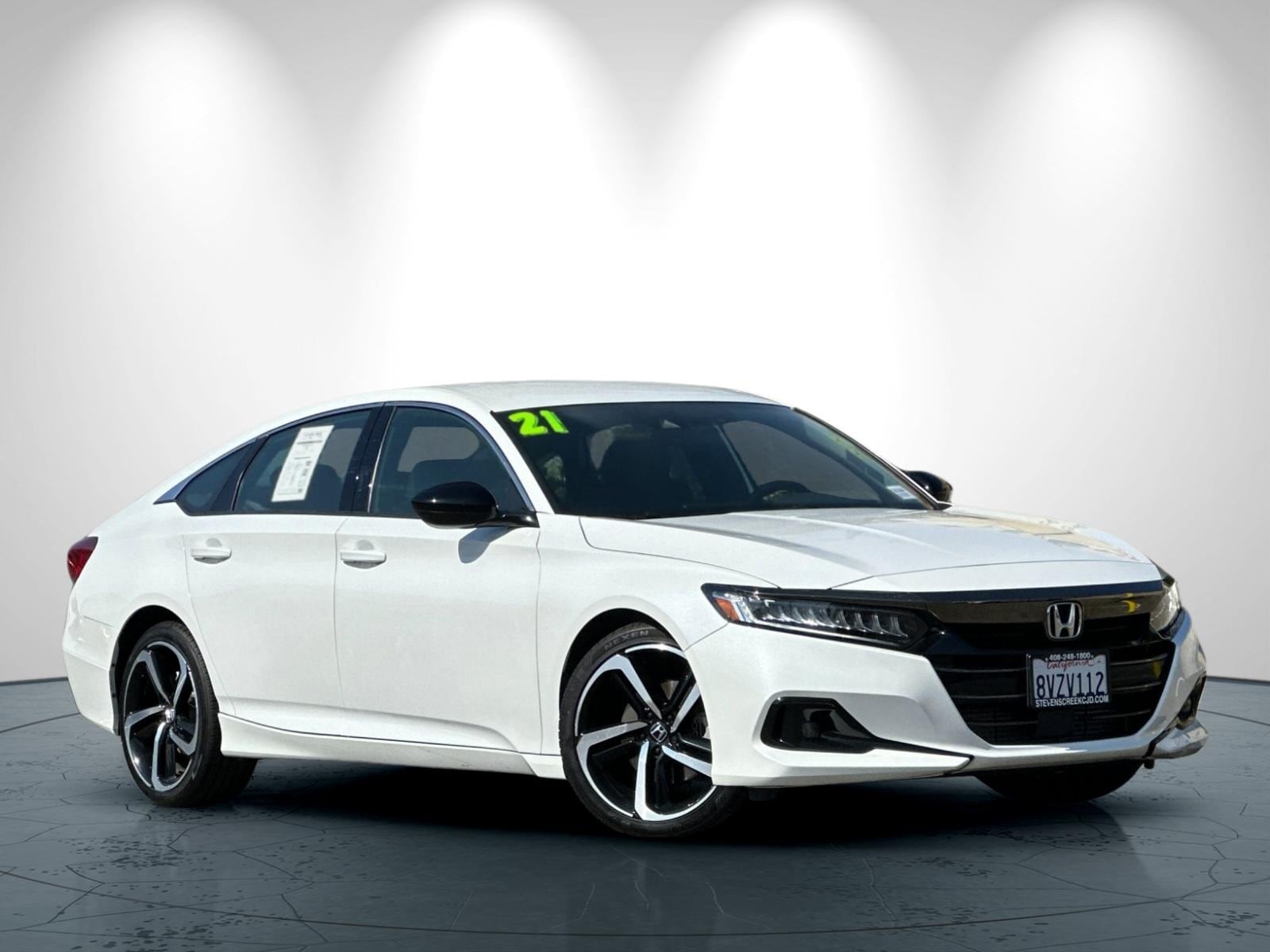 Used 2021 Honda Accord Sport with VIN 1HGCV1F30MA057449 for sale in San Jose, CA
