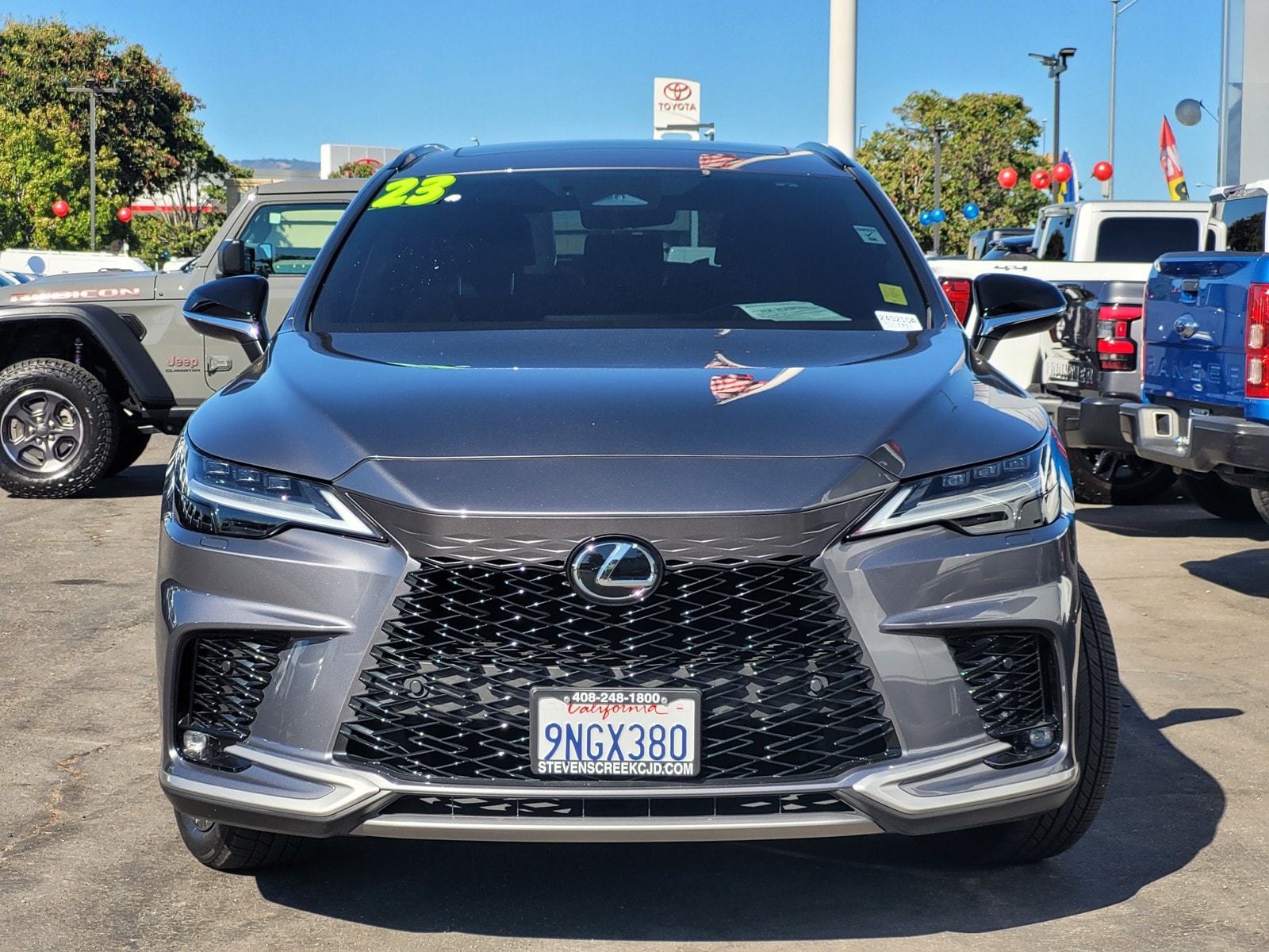 Used 2023 Lexus RX 350 F SPORT with VIN 2T2BAMCA2PC008288 for sale in San Jose, CA