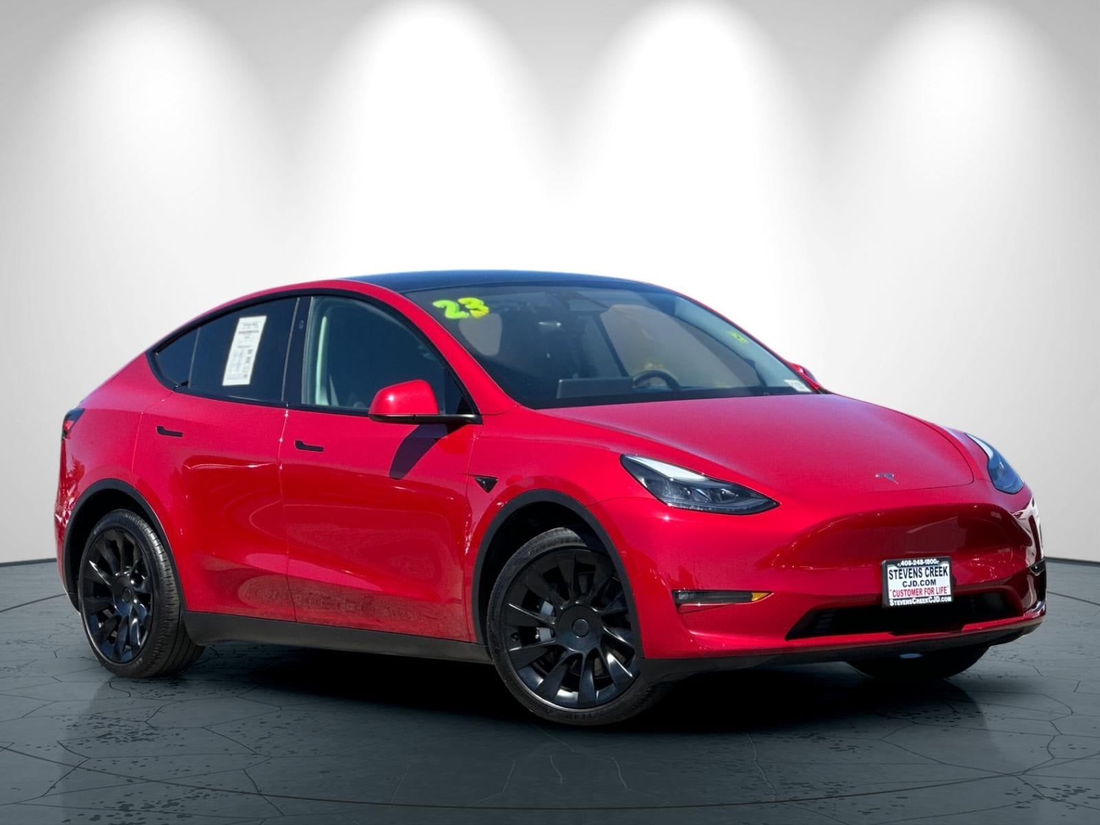 Used 2023 Tesla Model Y Long Range with VIN 7SAYGDEE1PF805790 for sale in San Jose, CA