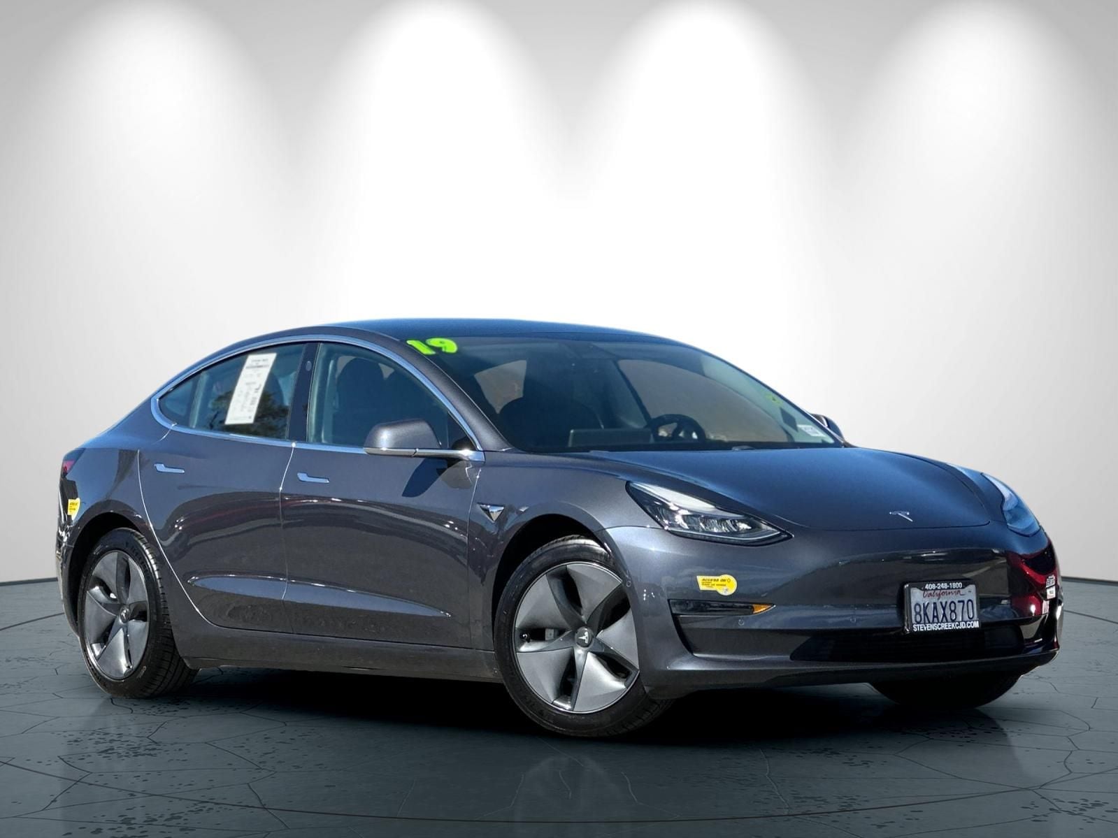 Used 2019 Tesla Model 3 Base with VIN 5YJ3E1EA4KF353058 for sale in San Jose, CA