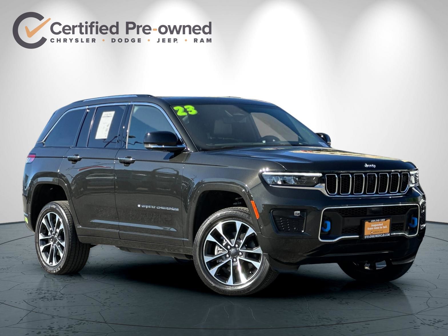 Used 2023 Jeep Grand Cherokee Overland 4xe with VIN 1C4RJYD61P8787358 for sale in San Jose, CA
