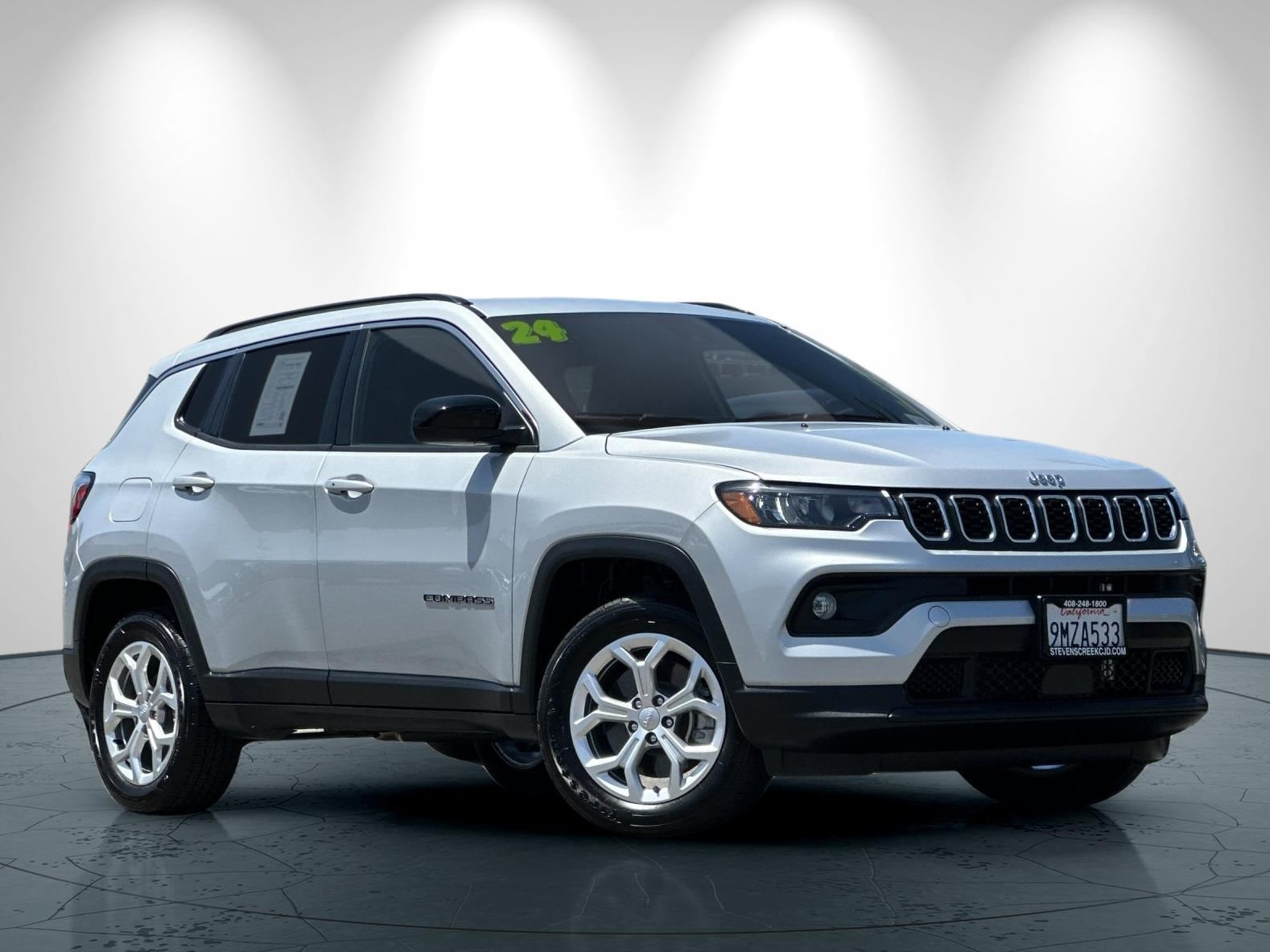 Certified 2024 Jeep Compass Latitude with VIN 3C4NJDBN7RT133924 for sale in San Jose, CA