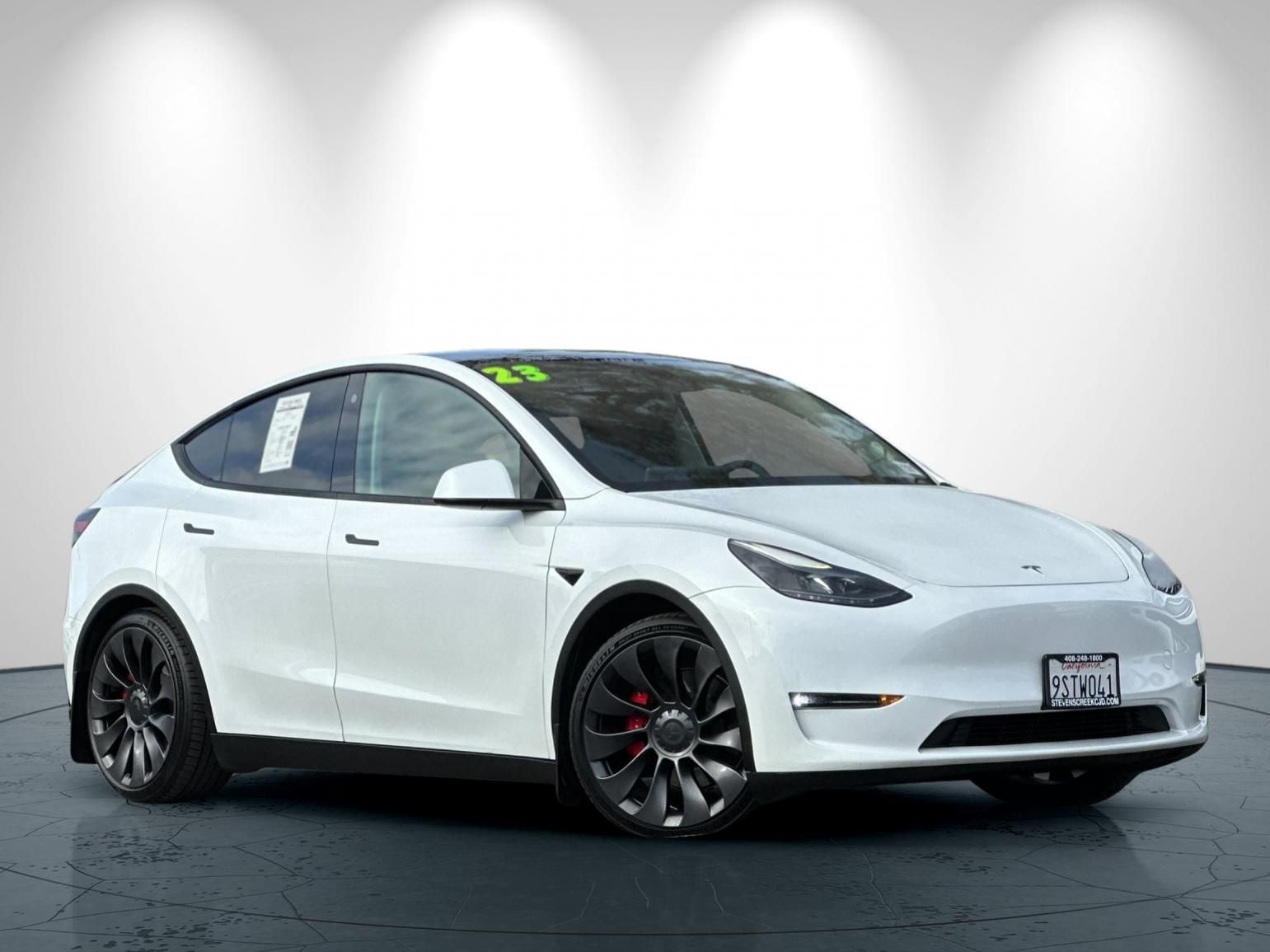 Used 2023 Tesla Model Y Performance with VIN 7SAYGDEF7PF740100 for sale in San Jose, CA