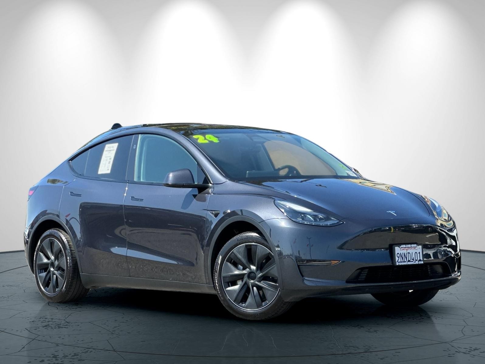 Used 2024 Tesla Model Y Long Range with VIN 7SAYGDED6RF152643 for sale in San Jose, CA