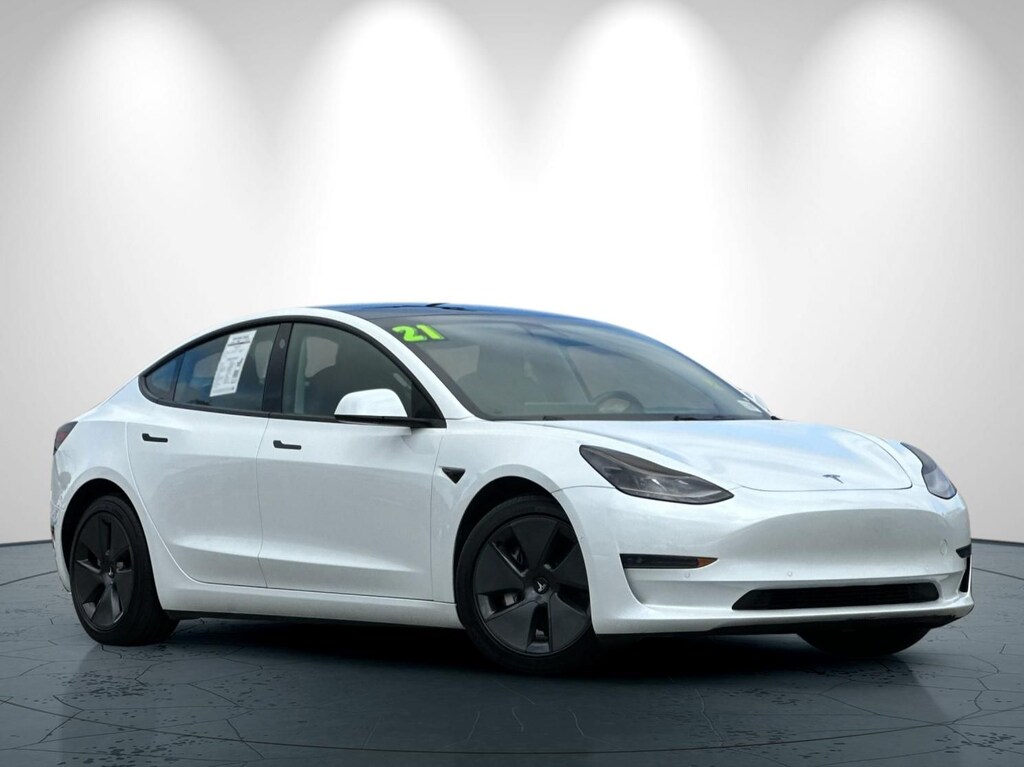 Used 2021 Tesla Model 3 Standard Range Plus Sedan