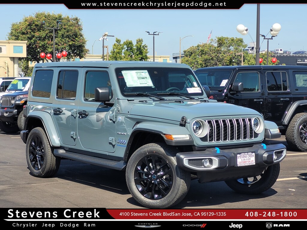 New 2024 Jeep Wrangler 4xe 4DOOR SAHARA For Sale Sunnyvale CA