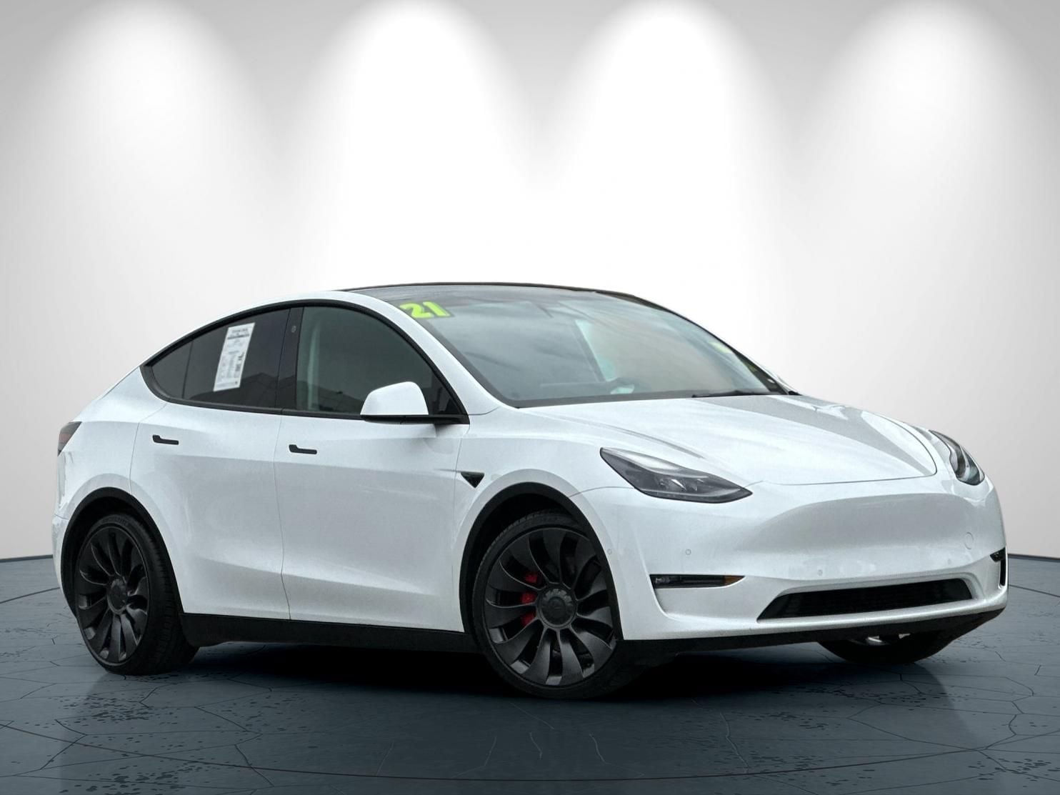Used 2021 Tesla Model Y Performance with VIN 5YJYGDEF3MF215768 for sale in San Jose, CA