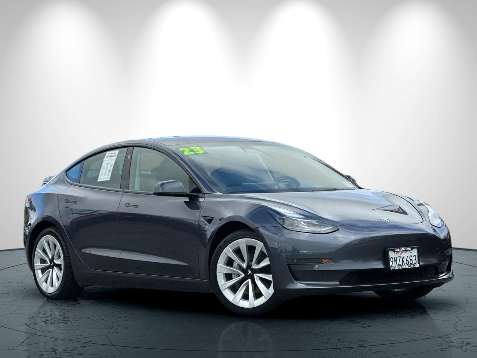 Used 2023 Tesla Model 3 Base with VIN 5YJ3E1EA3PF454938 for sale in San Jose, CA