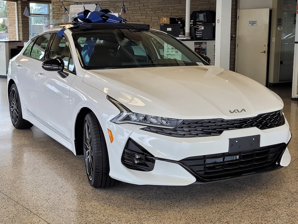 New 2023 Kia K5 For Sale at Stevens Creek Kia VIN 5XXG44J83PG226749