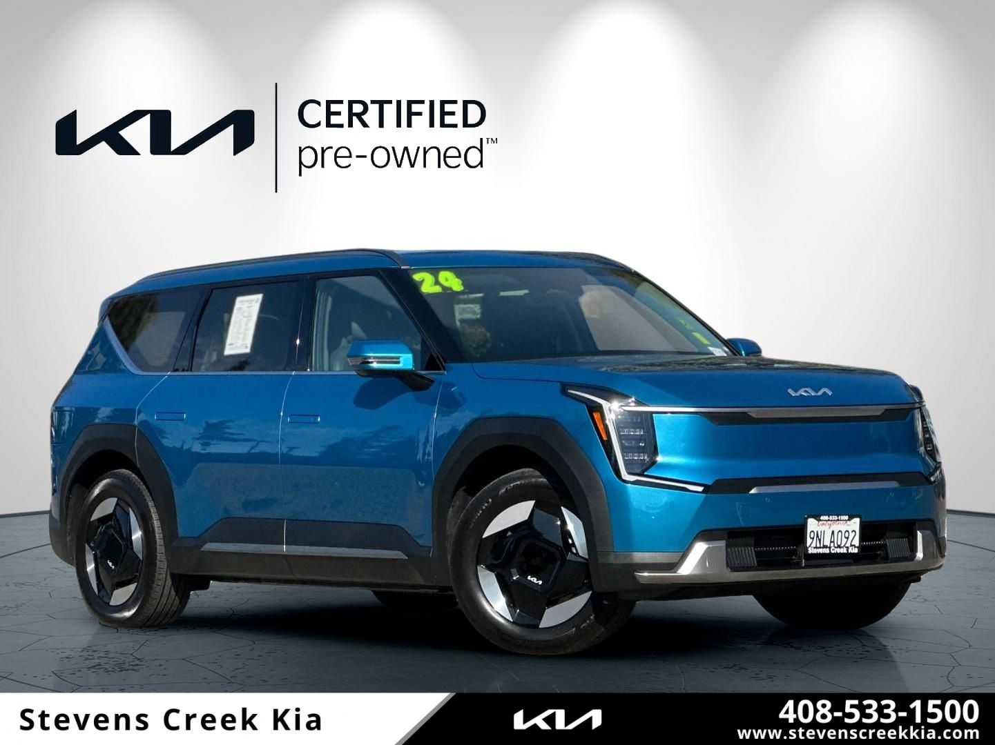 Certified 2024 Kia EV9 Wind with VIN KNDAFFS52R6031615 for sale in San Jose, CA