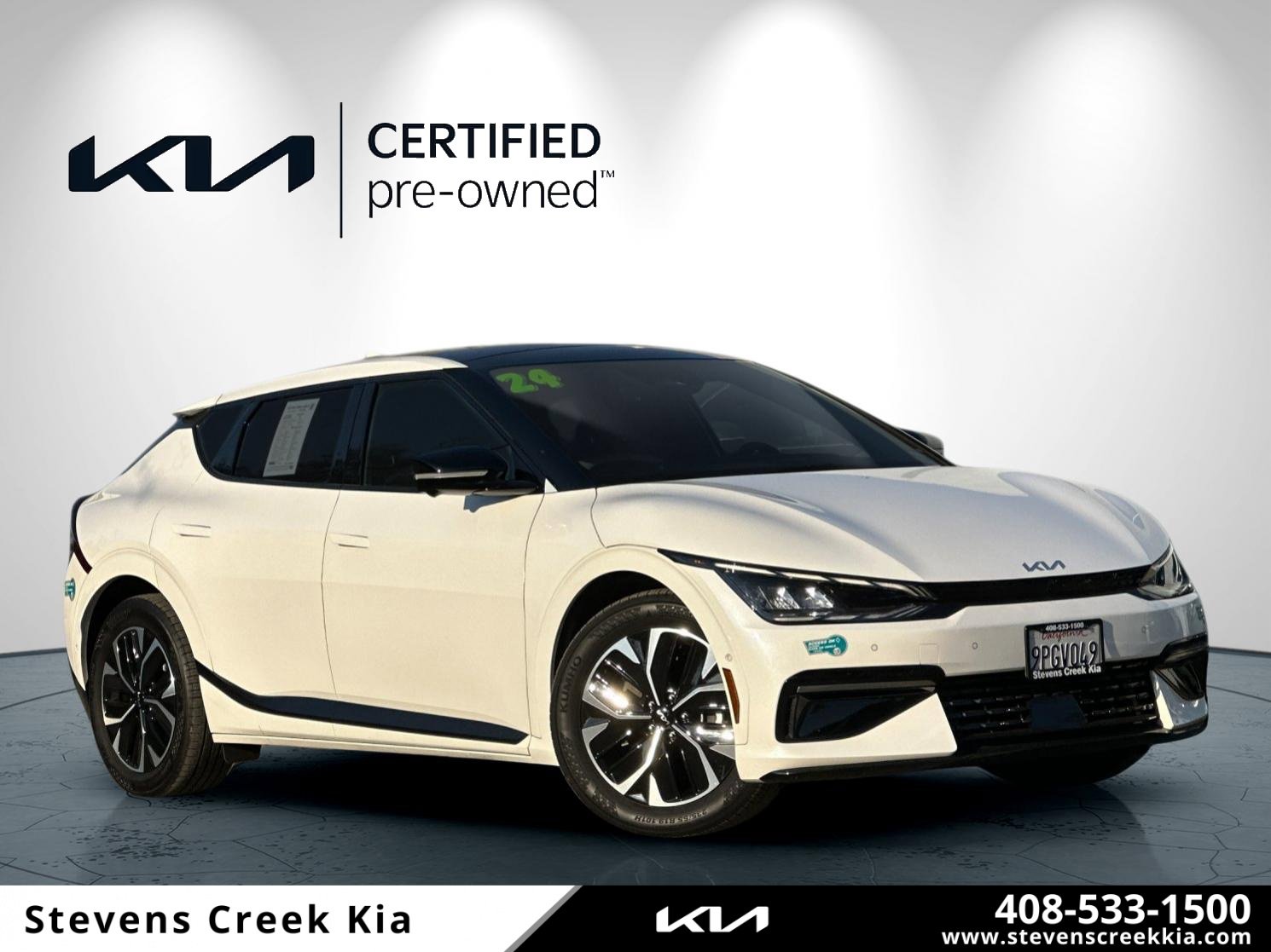 Certified 2024 Kia EV6 GT-Line with VIN KNDC44LA7R5221186 for sale in San Jose, CA