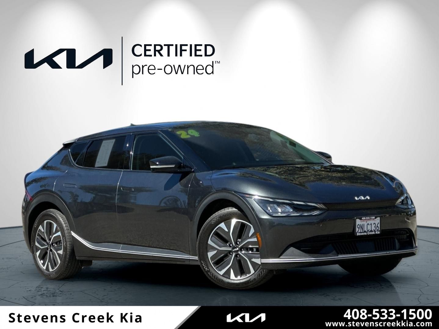 Certified 2024 Kia EV6 Light with VIN KNDC34LB7R5204772 for sale in San Jose, CA