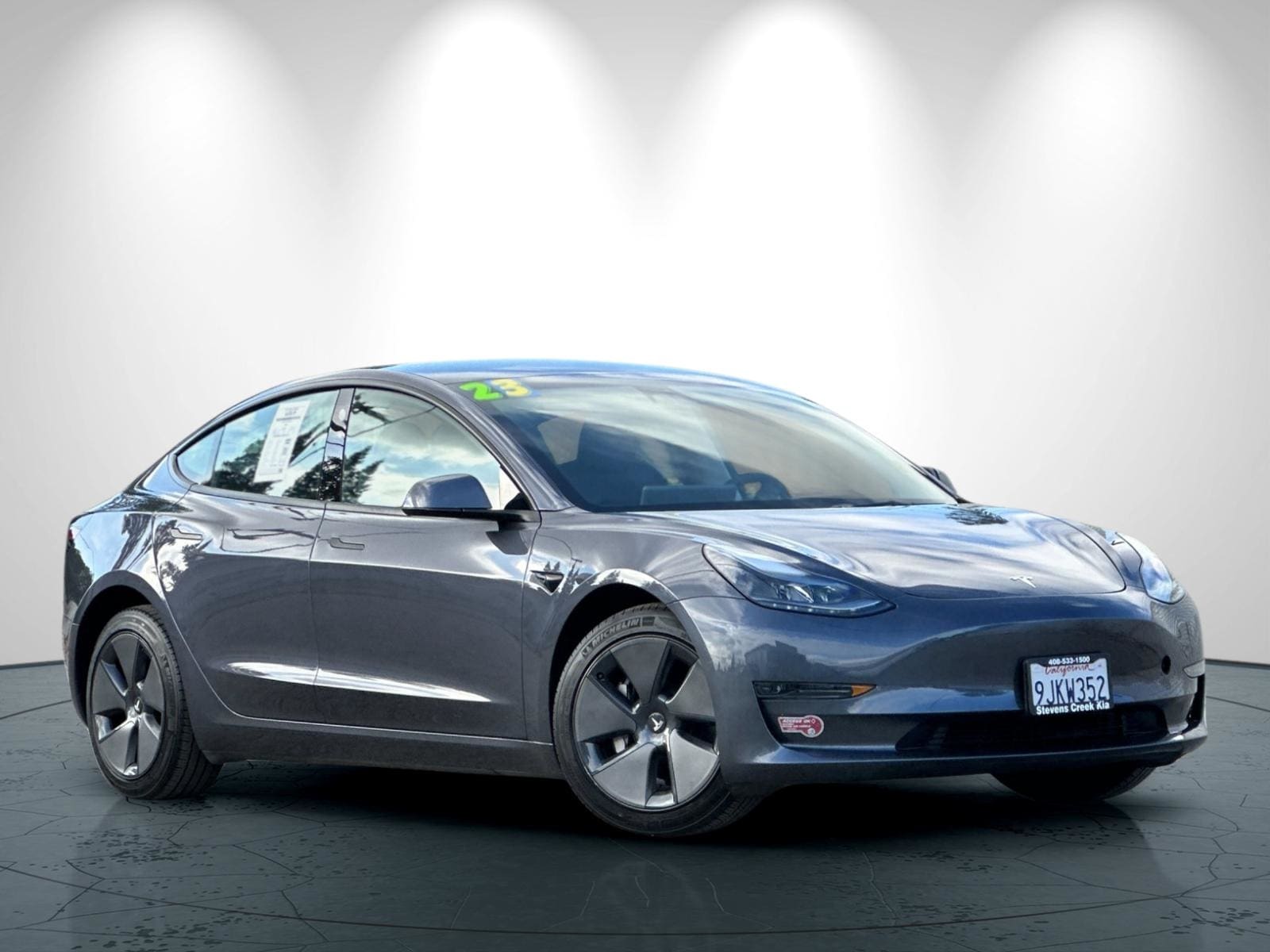 Used 2023 Tesla Model 3 Base with VIN 5YJ3E1EA0PF673453 for sale in San Jose, CA