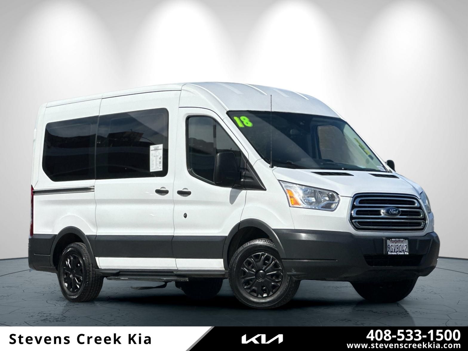 2018 Ford Transit 150 XLT Wagon Med Roof Sliding Pass. 130's photo