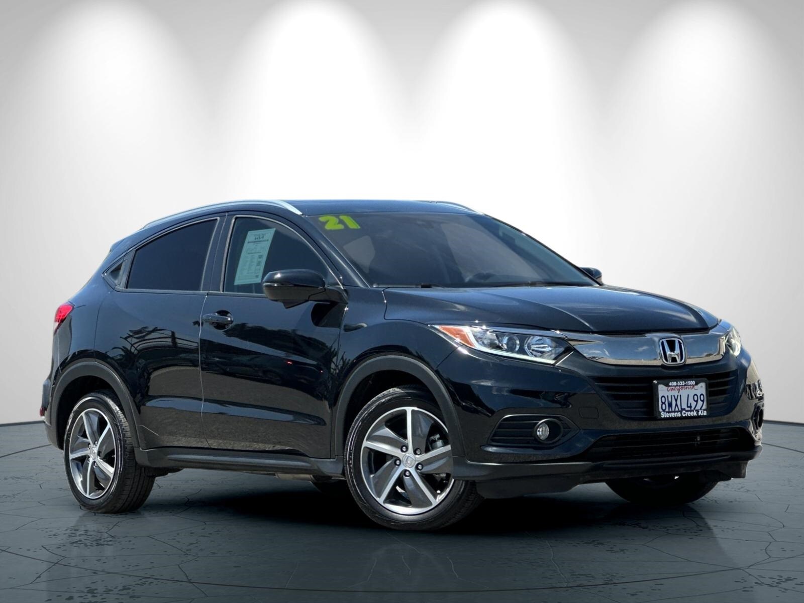 Used 2021 Honda HR-V EX-L with VIN 3CZRU5H77MM724470 for sale in San Jose, CA