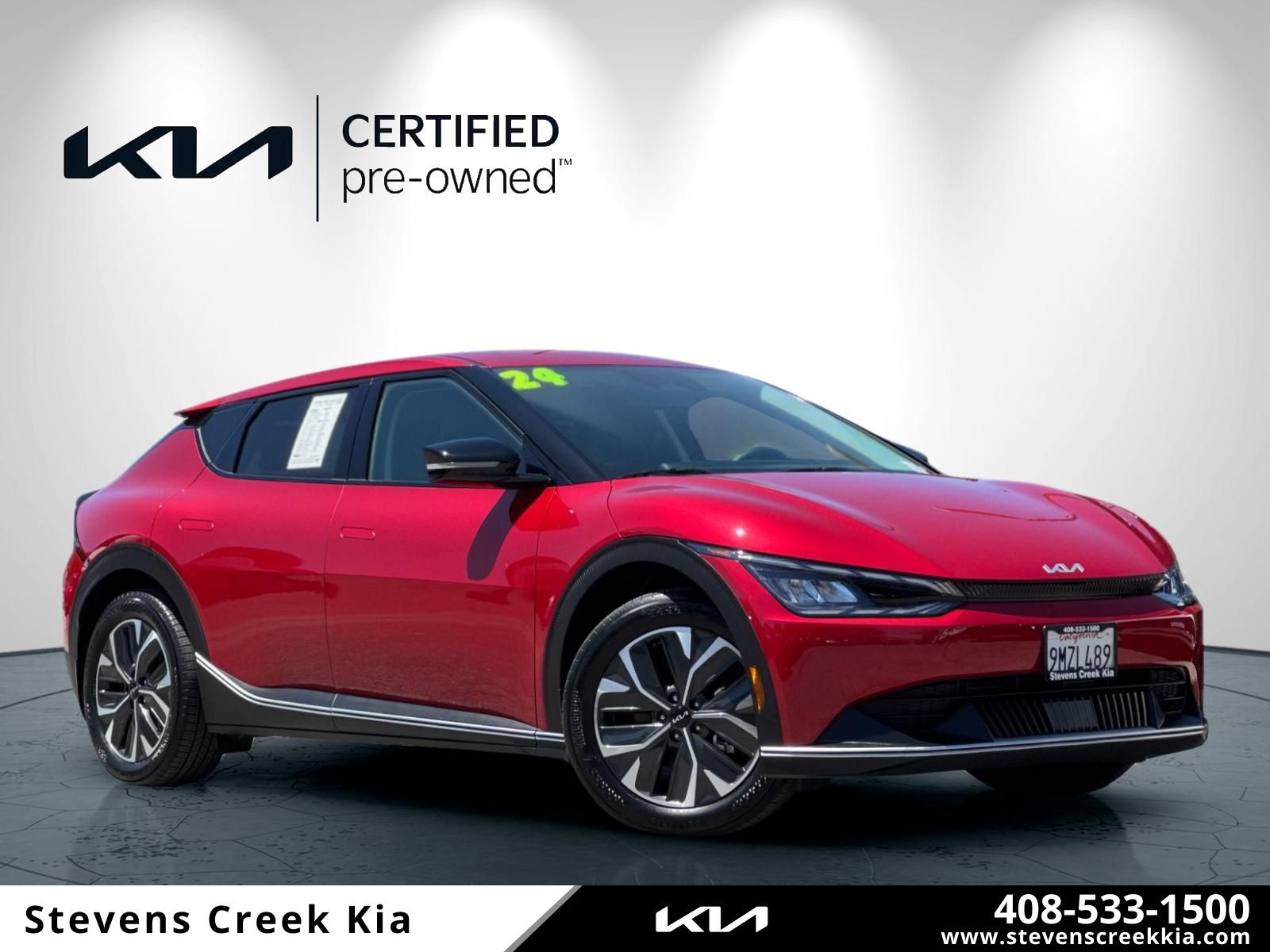 Certified 2024 Kia EV6 Light L/R with VIN KNDC34LA4R5209791 for sale in San Jose, CA