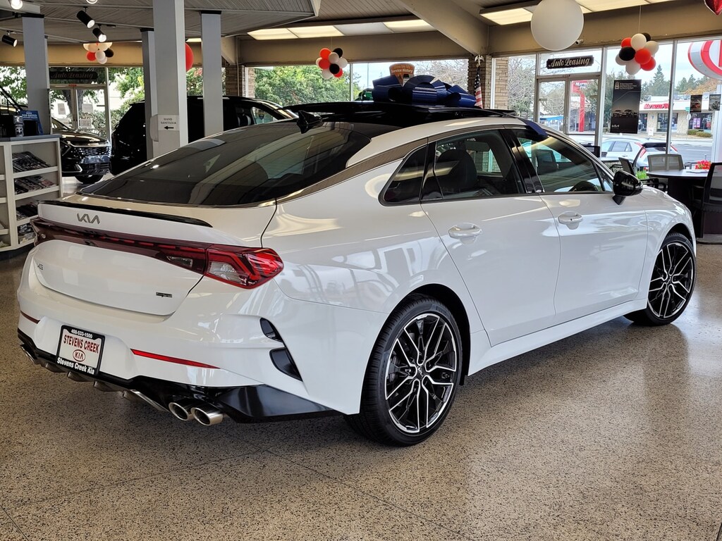 New 2023 Kia K5 For Sale at Stevens Creek Kia VIN 5XXG44J83PG226749