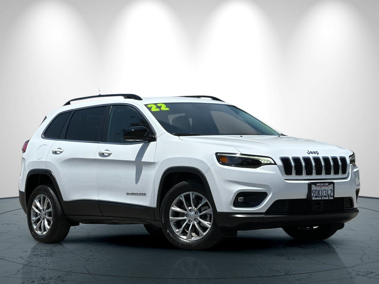 Used 2022 Jeep Cherokee Latitude Lux with VIN 1C4PJLMN3ND508918 for sale in San Jose, CA