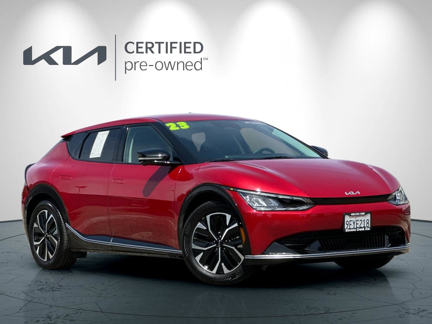 Certified 2023 Kia EV6 Wind with VIN KNDC34LA2P5112490 for sale in San Jose, CA