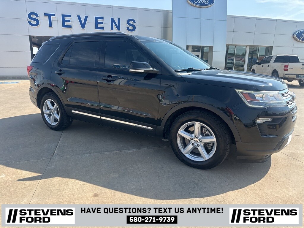 Used 2018 Ford Explorer XLT with VIN 1FM5K7D81JGA35448 for sale in Enid, OK