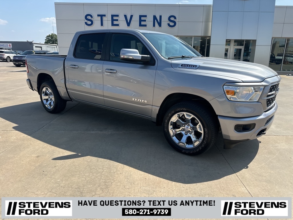 Used 2022 RAM Ram 1500 Pickup Big Horn/Lone Star with VIN 1C6SRFFTXNN434141 for sale in Enid, OK