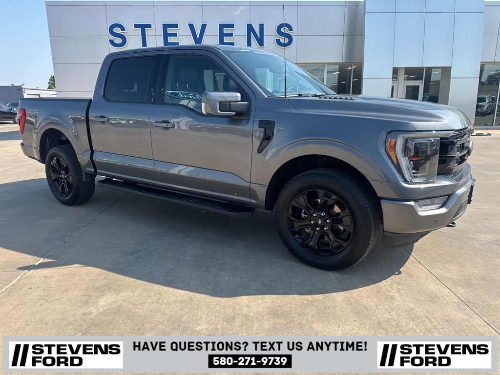 Used 2023 Ford F-150 Lariat with VIN 1FTFW1E8XPFA18221 for sale in Enid, OK