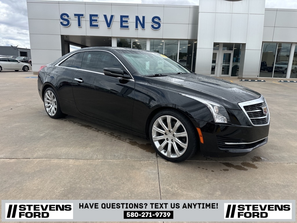 Used 2015 Cadillac ATS Coupe Standard with VIN 1G6AA1RXXF0115658 for sale in Enid, OK