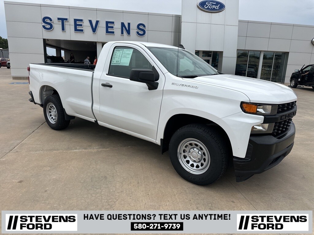 Used 2021 Chevrolet Silverado 1500 Work Truck with VIN 3GCNWAEK1MG290805 for sale in Enid, OK