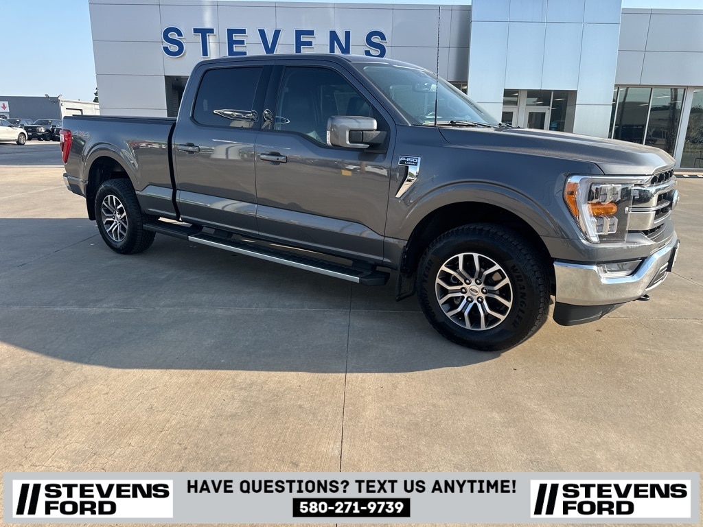 Used 2022 Ford F-150 Lariat with VIN 1FTFW1E89NFA49909 for sale in Enid, OK