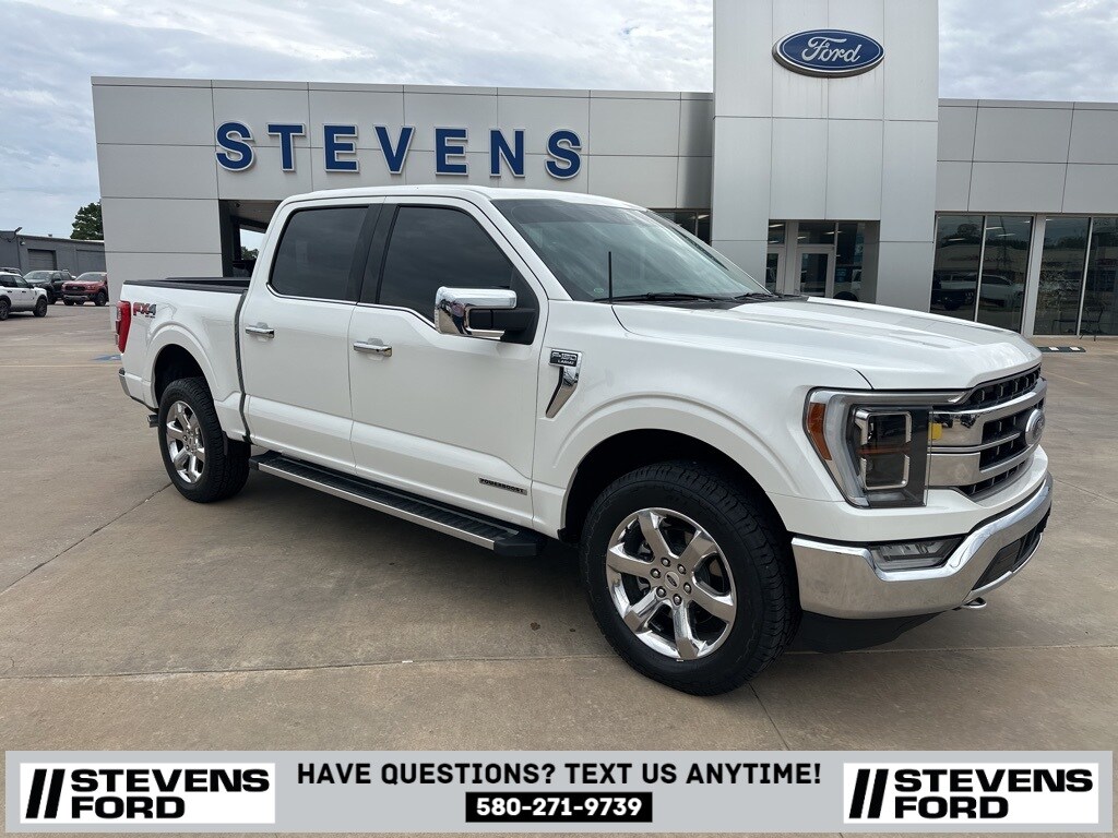 Used 2021 Ford F-150 Lariat with VIN 1FTFW1ED9MFB09523 for sale in Enid, OK