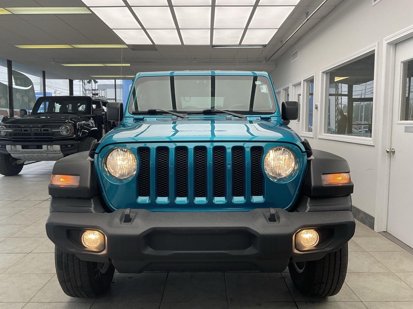 Used 2020 Jeep Wrangler Sport S with VIN 1C4GJXAN8LW110231 for sale in Milford, CT