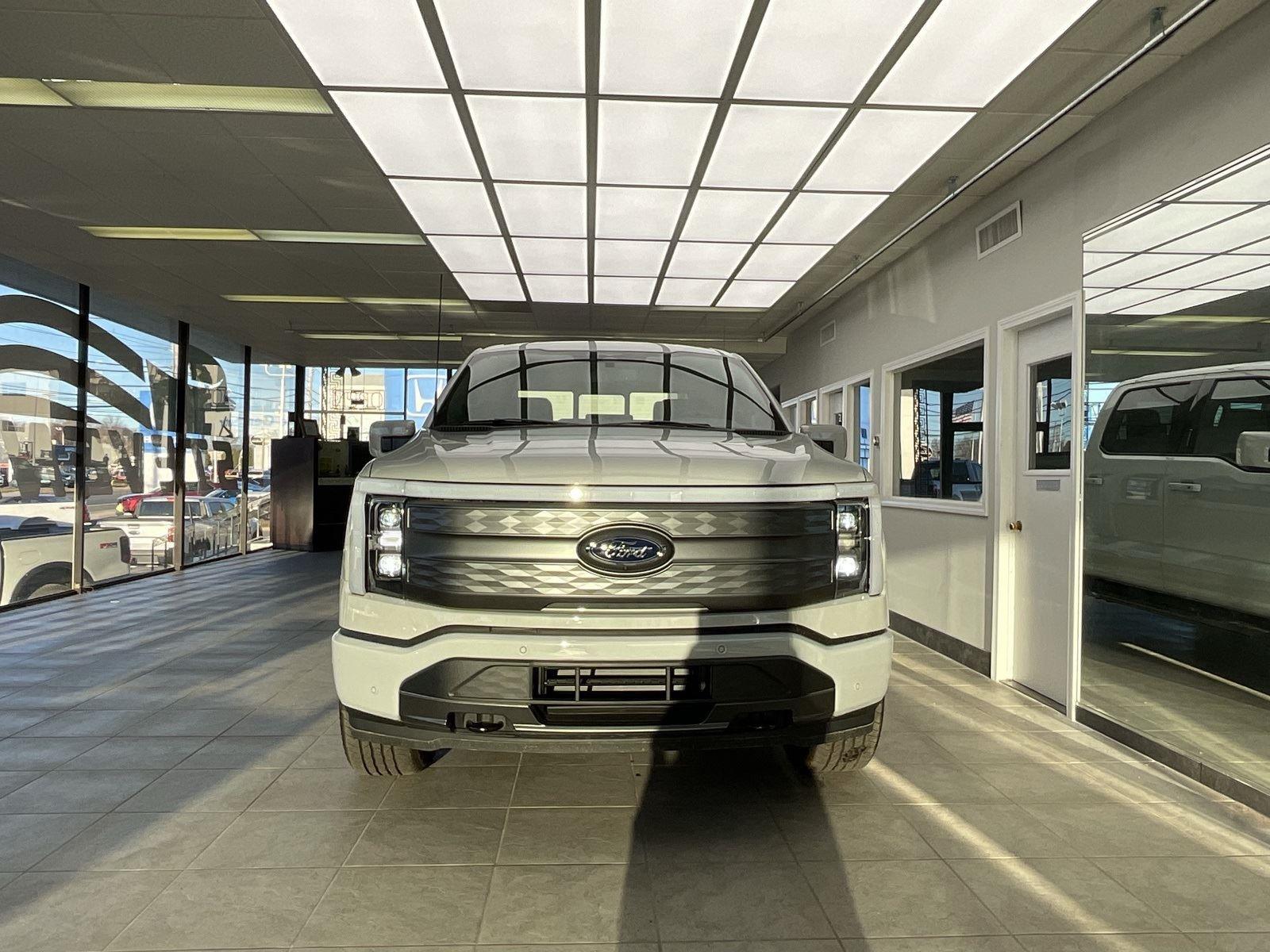 Used 2023 Ford F-150 Lightning Lariat with VIN 1FTVW1EL8PWG07672 for sale in Milford, CT