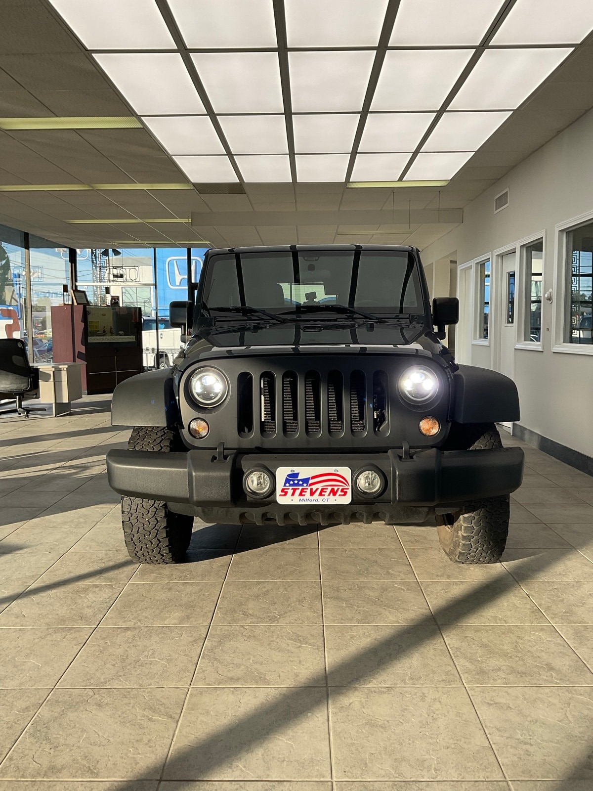 Used 2017 Jeep Wrangler Unlimited Sport with VIN 1C4BJWDG7HL561788 for sale in Milford, CT