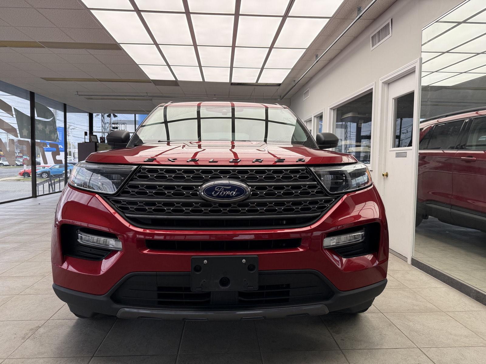 Used 2021 Ford Explorer XLT with VIN 1FMSK8DH3MGA36405 for sale in Milford, CT