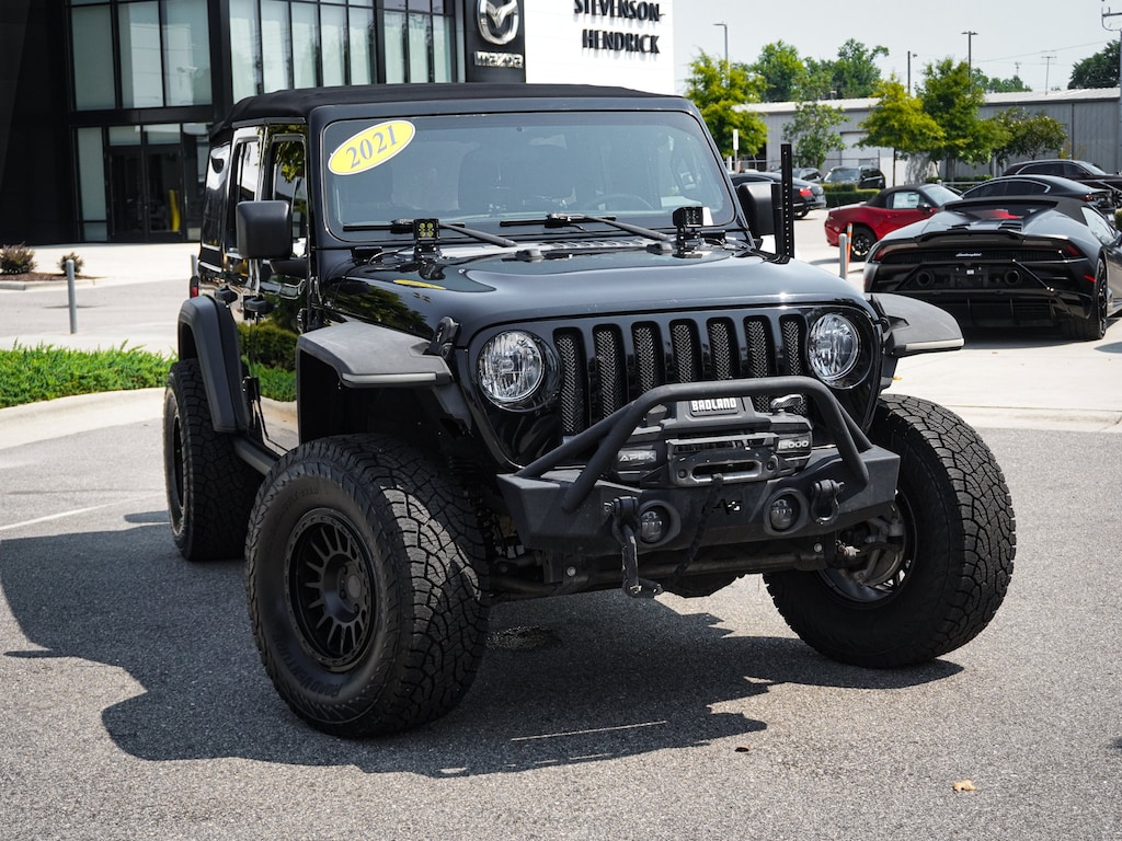 Used 2021 Jeep Wrangler Unlimited Willys Sport Convertible