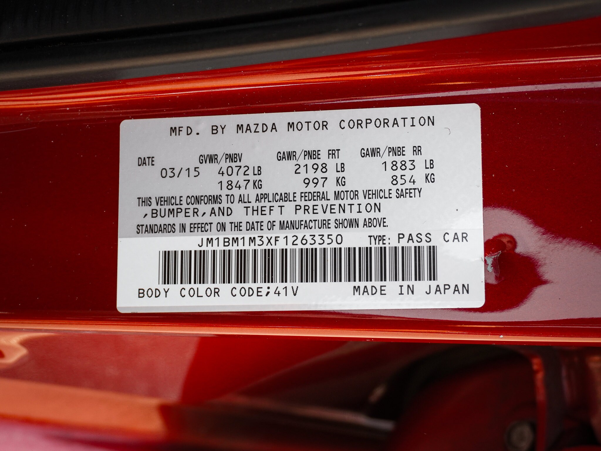 Used 2015 Mazda Mazda3 For Sale in Wilmington, NC VIN