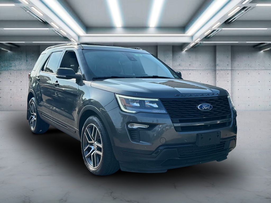 Used 2018 Ford Explorer Sport with VIN 1FM5K8GT5JGC20883 for sale in Patchogue, NY