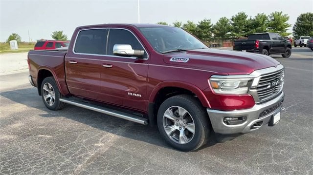 Used 2022 RAM Ram 1500 Pickup Laramie with VIN 1C6SRFJM0NN303087 for sale in Highland, IL