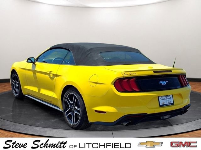 Used 2018 Ford Mustang EcoBoost Premium with VIN 1FATP8UH7J5143657 for sale in Litchfield, IL