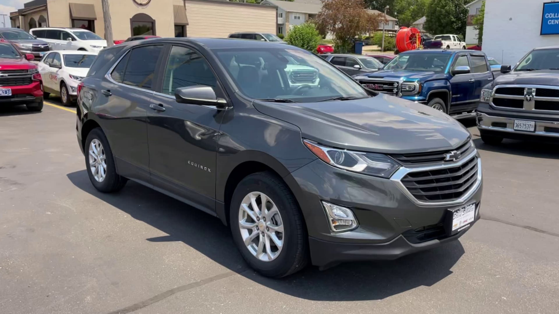 Used 2021 Chevrolet Equinox LT with VIN 3GNAXKEV5ML380937 for sale in Highland, IL