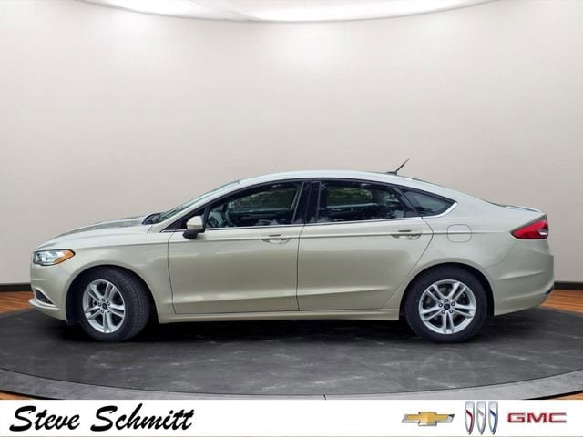 Used 2018 Ford Fusion SE with VIN 3FA6P0HD1JR175507 for sale in Highland, IL