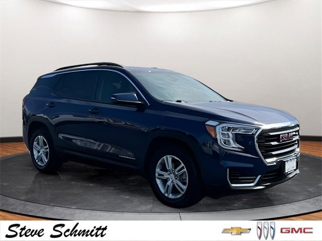 Used 2023 GMC Terrain SLE with VIN 3GKALMEG6PL125174 for sale in Highland, IL
