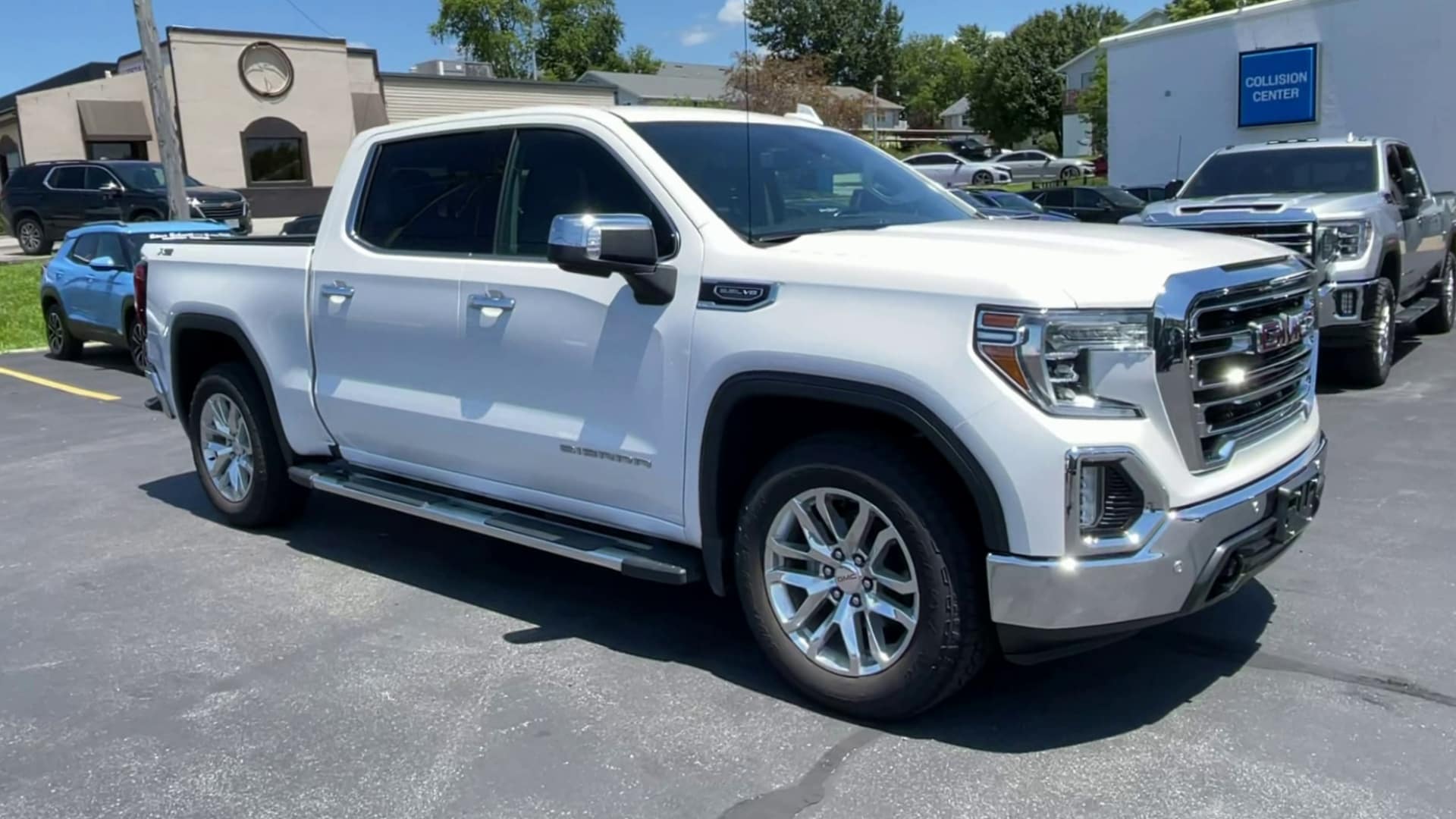 Used 2019 GMC Sierra 1500 SLT with VIN 1GTU9DEDXKZ219427 for sale in Highland, IL