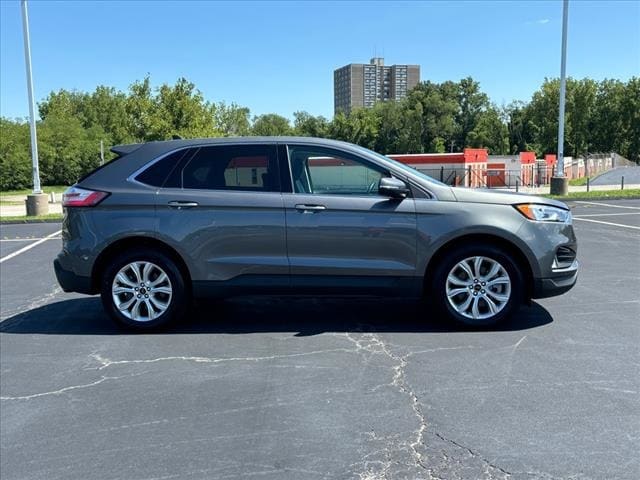 Used 2023 Ford Edge Titanium with VIN 2FMPK4K93PBA19013 for sale in Highland, IL