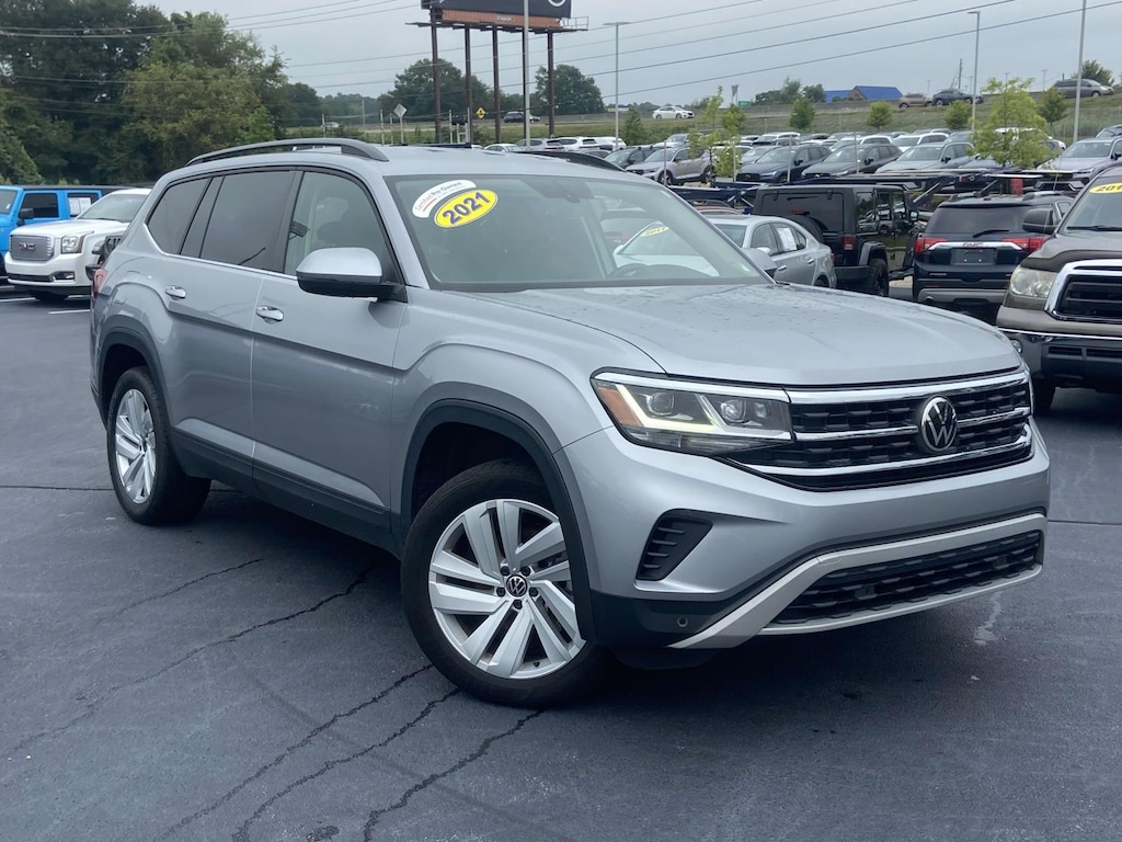 Used 2021 Volkswagen Atlas 3.6L V6 SE w/Technology 4MOTION *Ltd Avail* Sport Utility