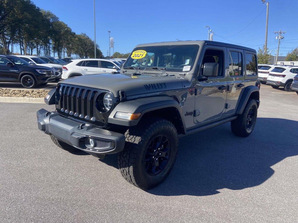 Used 2021 Jeep Wrangler Unlimited Willys 4x4 Sport Utility