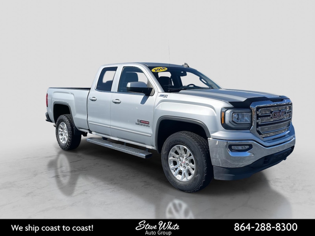 Used 2018 GMC Sierra 1500 4WD Double Cab 143.5 SLE Extended Cab Pickup