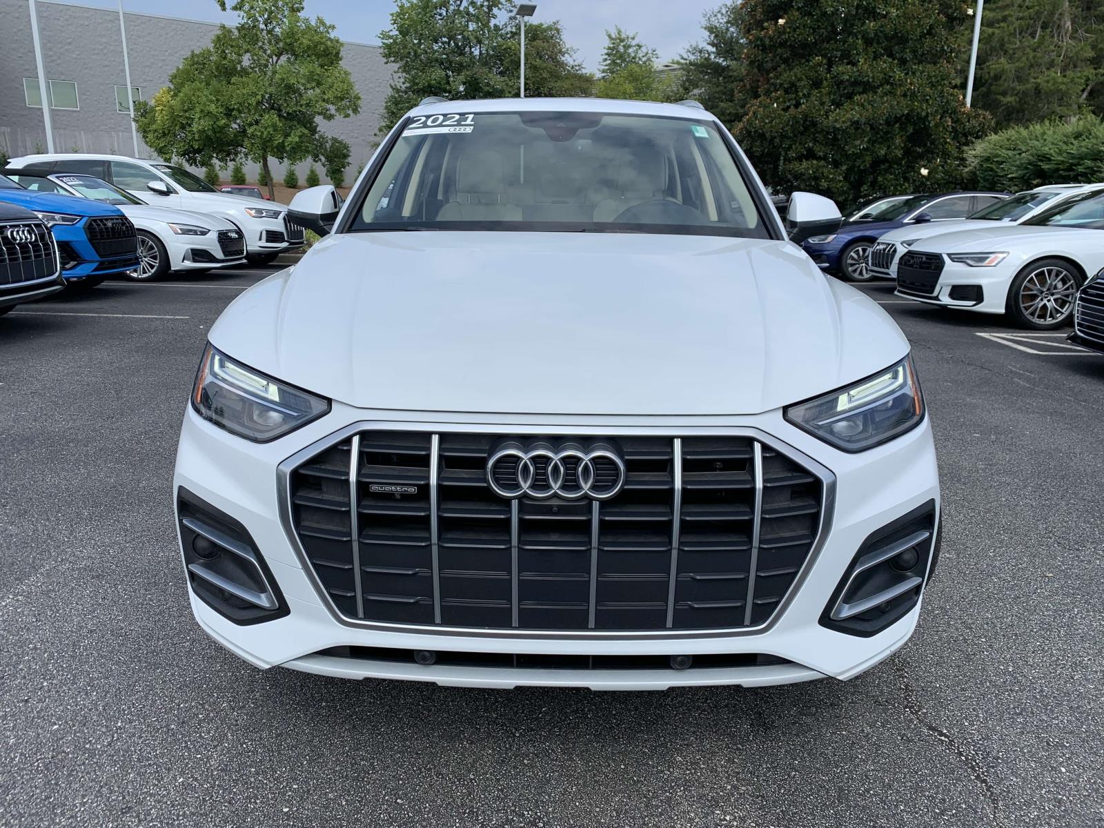 Used 2021 Audi Q5 Premium Plus with VIN WA1BAAFY2M2110934 for sale in Greenville, SC