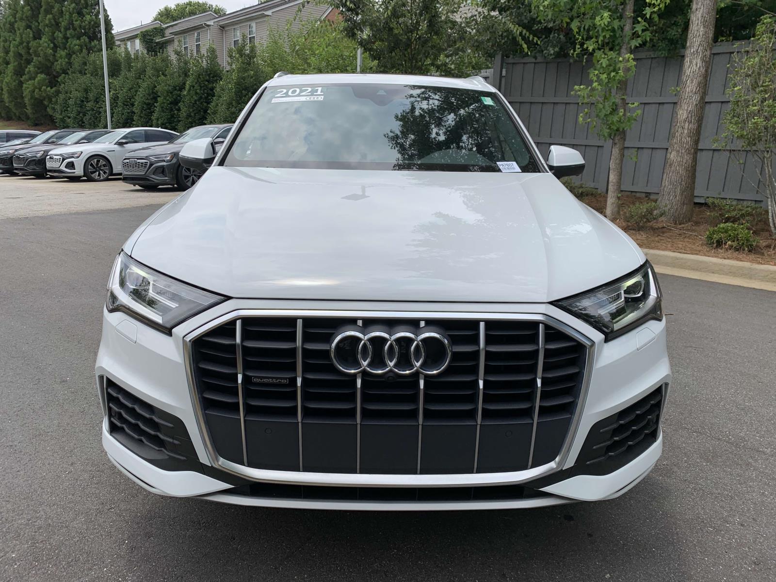 Used 2021 Audi Q7 Premium Plus with VIN WA1LXAF7XMD031722 for sale in Greenville, SC